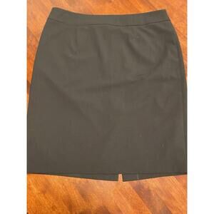 Calvin Klein Skirt Size 14 Knee Length Pencil Skirt Black Work Career Casual